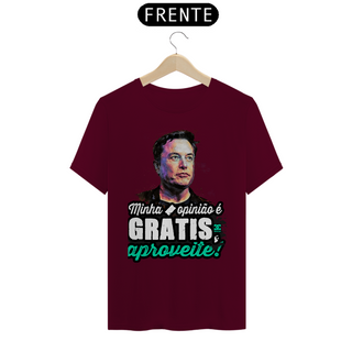 Nome do produtoCamisa - Minha Opinião é Grátis Aproveite - Elon Musk