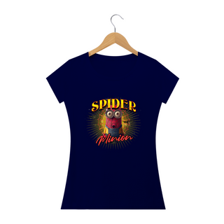 Nome do produtoSpider Minion | Minions e Homem Aranha - Camiseta Feminina