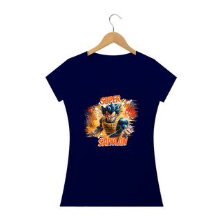 Nome do produtoSuper Saiyajin Vegeta | Dragon Ball - Camiseta Feminina