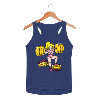 Nome do produtoPrincesa Fitness Peach - Mario | Regata Sport UV Feminina