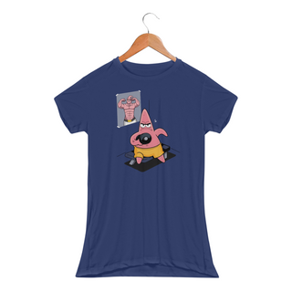 Nome do produtoPatrick Treino v2 - Bob Esponja | Camiseta Feminina Sport UV