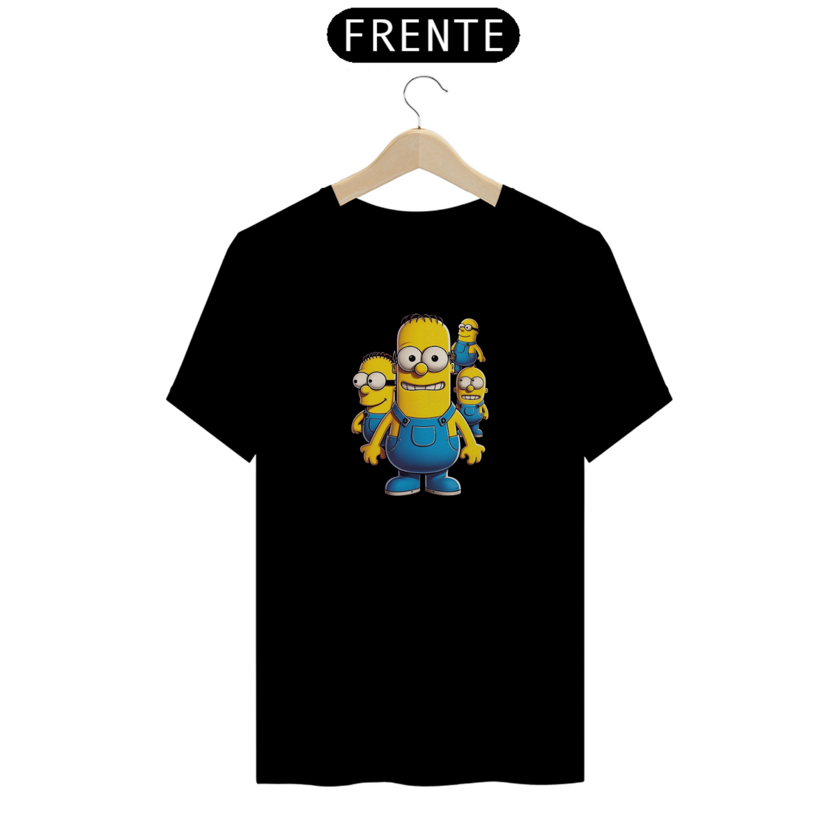 Nome do produto: Minions e Simpsons - Camiseta Unissex