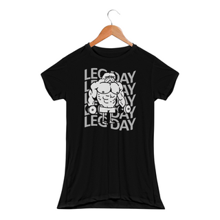 Nome do produtoDog Leg Day | Camiseta Feminina Sport UV