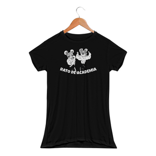 Nome do produtoRato de Academia - Ratos Demon Slayer | Camiseta Feminina Sport UV