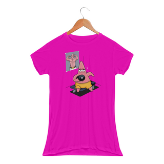 Nome do produtoPatrick Treino v2 - Bob Esponja | Camiseta Feminina Sport UV