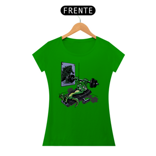 Nome do produtoLargato em Godzilla | Camiseta Feminina