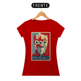 Nome do produtoGiorno, Muda - Jojo's Bizarre Adventure | Camiseta Feminina