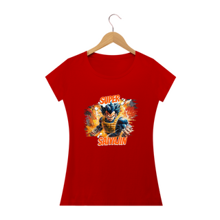 Nome do produtoSuper Saiyajin Vegeta | Dragon Ball - Camiseta Feminina