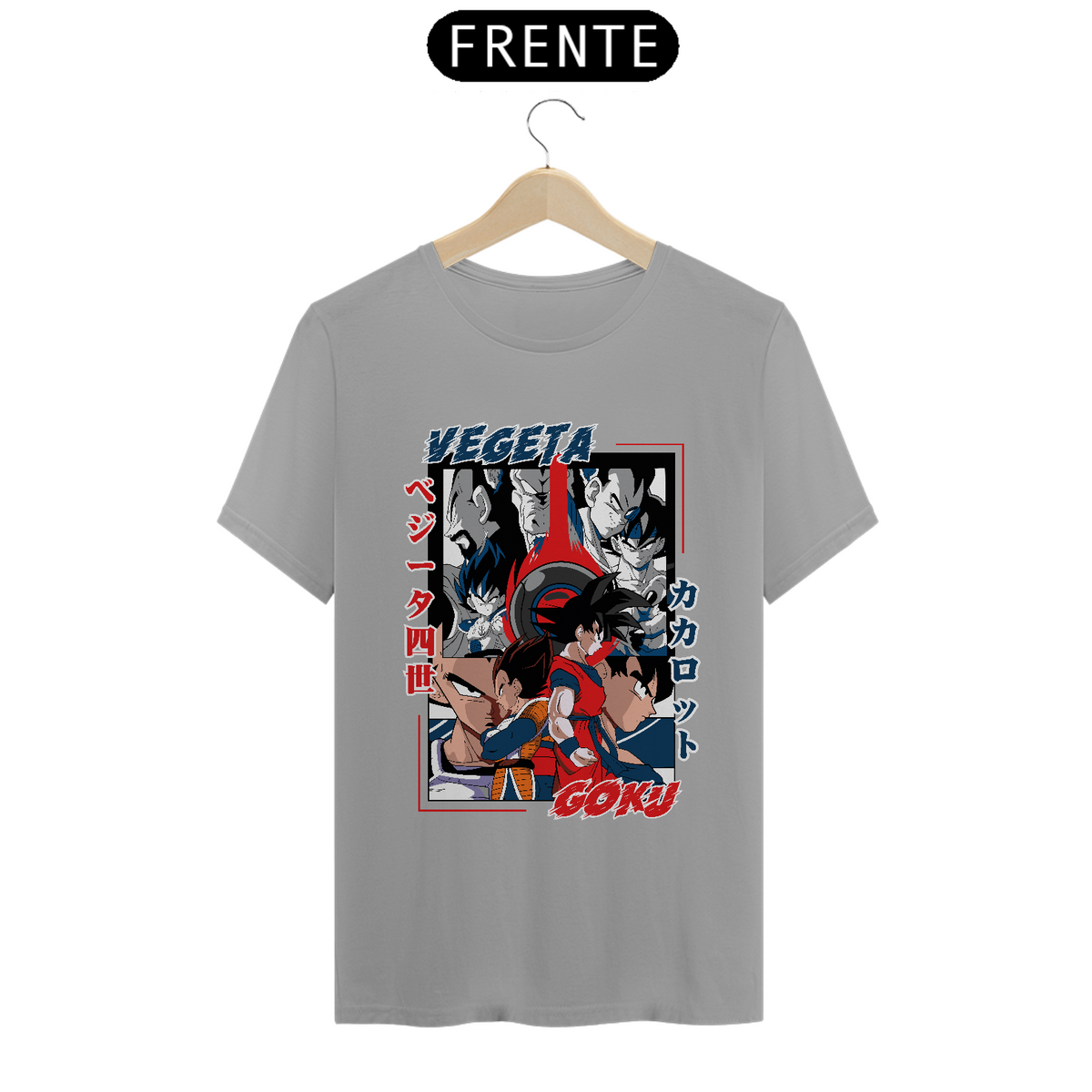 Nome do produto: camiseta t-shirt quality goku e vegeta 