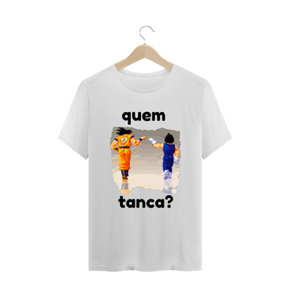 camiseta plus size '' quem tanca? ''