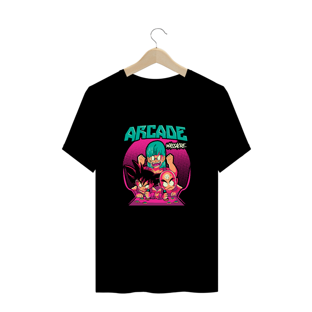Nome do produto: camiseta plus size arcade