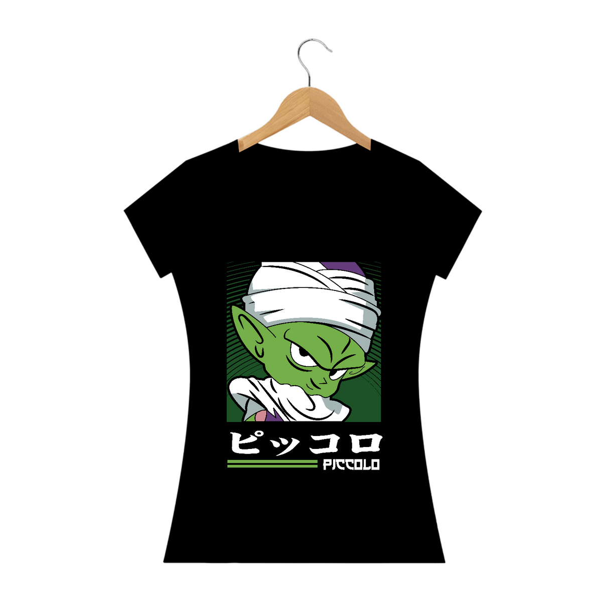 Nome do produto: camiseta feminina picollo chibi