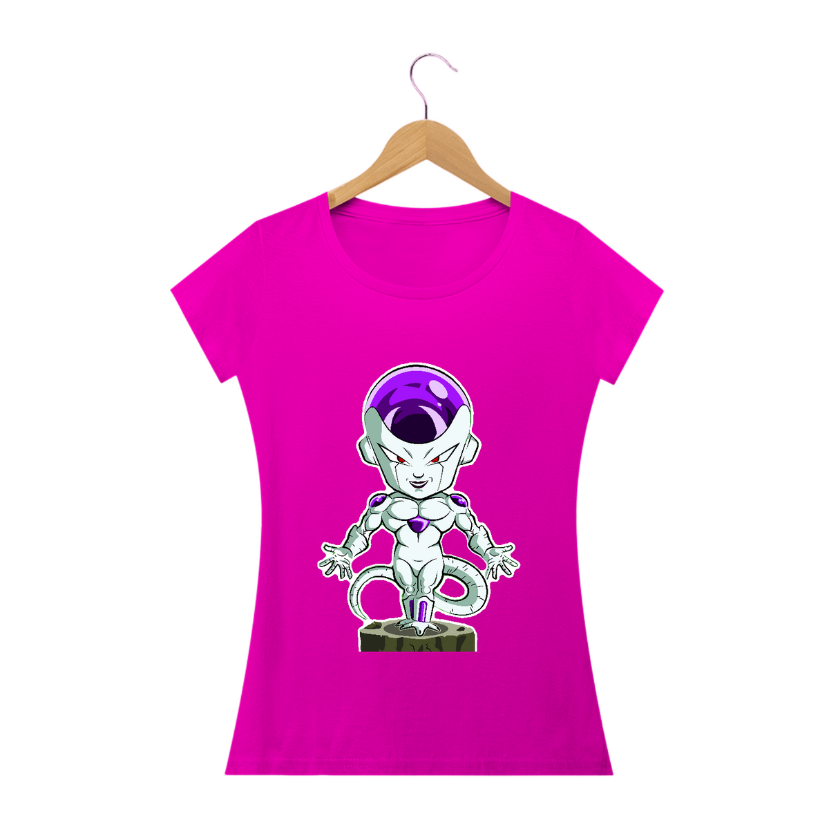 Nome do produto: camiseta feminina freeza chibi