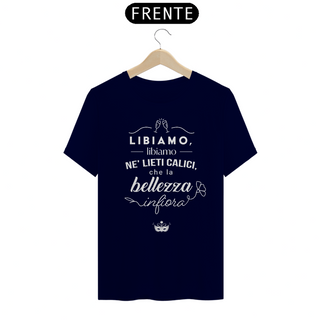 Nome do produtoLibiamo Ne' Lieti Calici - Vocais Visuais - Camiseta Premium