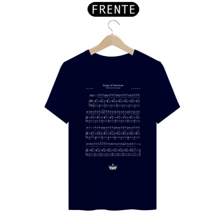 Nome do produtoPartitura Figaro (Largo al Factotum) Escura - Árias em Algodão - Camiseta Premium