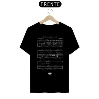 Nome do produtoPartitura Di Provenza Escura - Árias em Algodão - Camiseta Premium