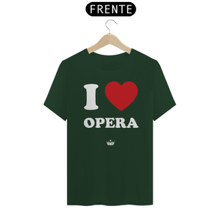 Nome do produtoI Love Opera - Camiseta Pima