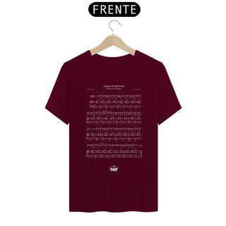 Nome do produtoPartitura Figaro (Largo al Factotum) Escura - Árias em Algodão - Camiseta Premium