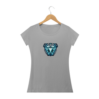 Nome do produtoCamiseta Feminina Marvel - Coração Homem de Ferro