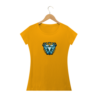 Nome do produtoCamiseta Feminina Marvel - Coração Homem de Ferro