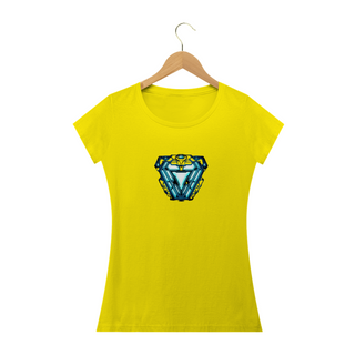 Nome do produtoCamiseta Feminina Marvel - Coração Homem de Ferro