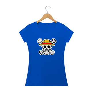 Nome do produtoCamiseta Feminina One Piece - Caveira