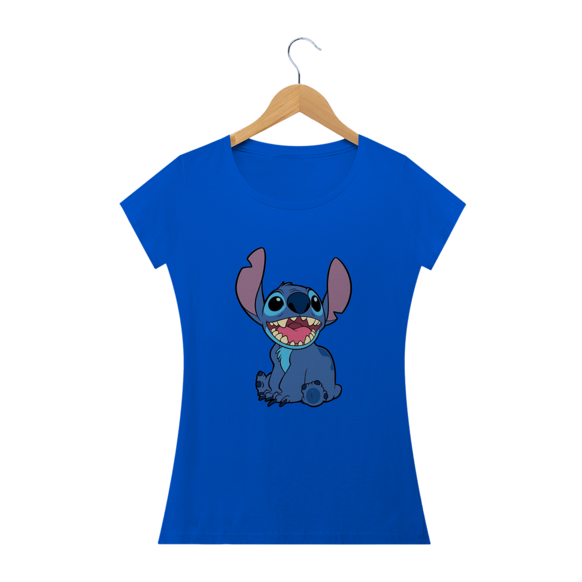 Nome do produto: Camiseta Feminina Stitch