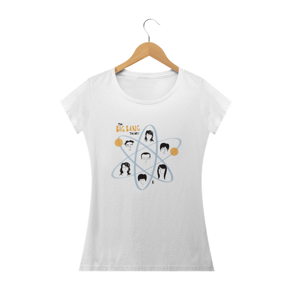 Camiseta Feminina - The Big Bang Theory (Elenco 2)