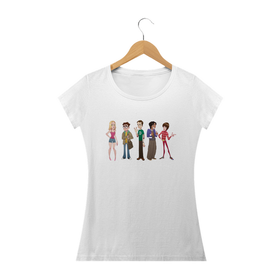 Camiseta Feminina - The Big Bang Theory (Elenco)