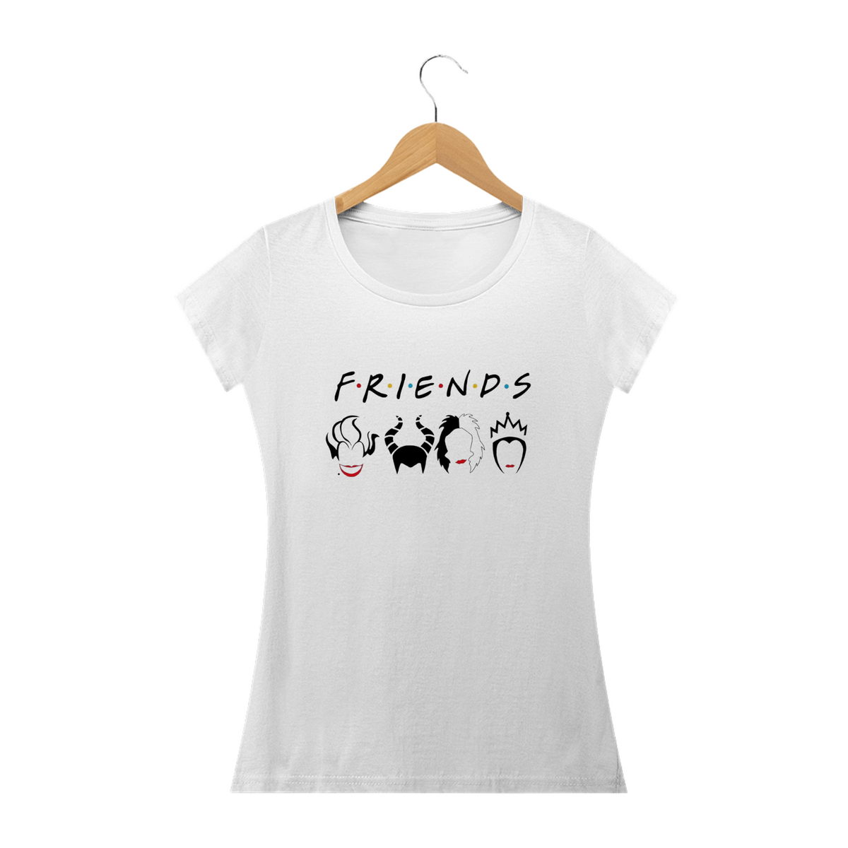 Nome do produto: Camiseta Feminina Friends - Amigas do mal 