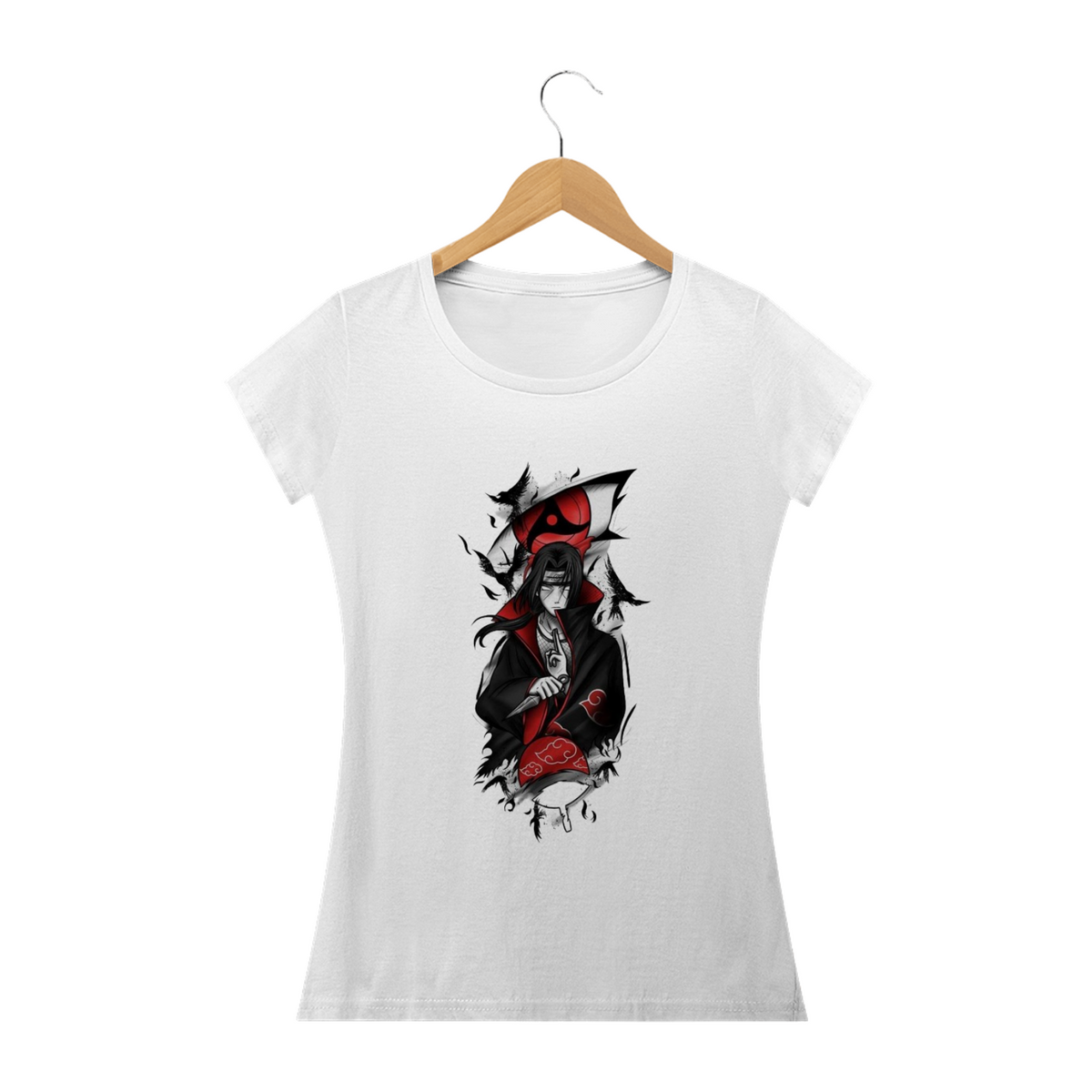Nome do produto: Camiseta Feminina Naruto - Itachi2