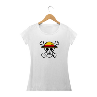 Camiseta Feminina One Piece - Caveira