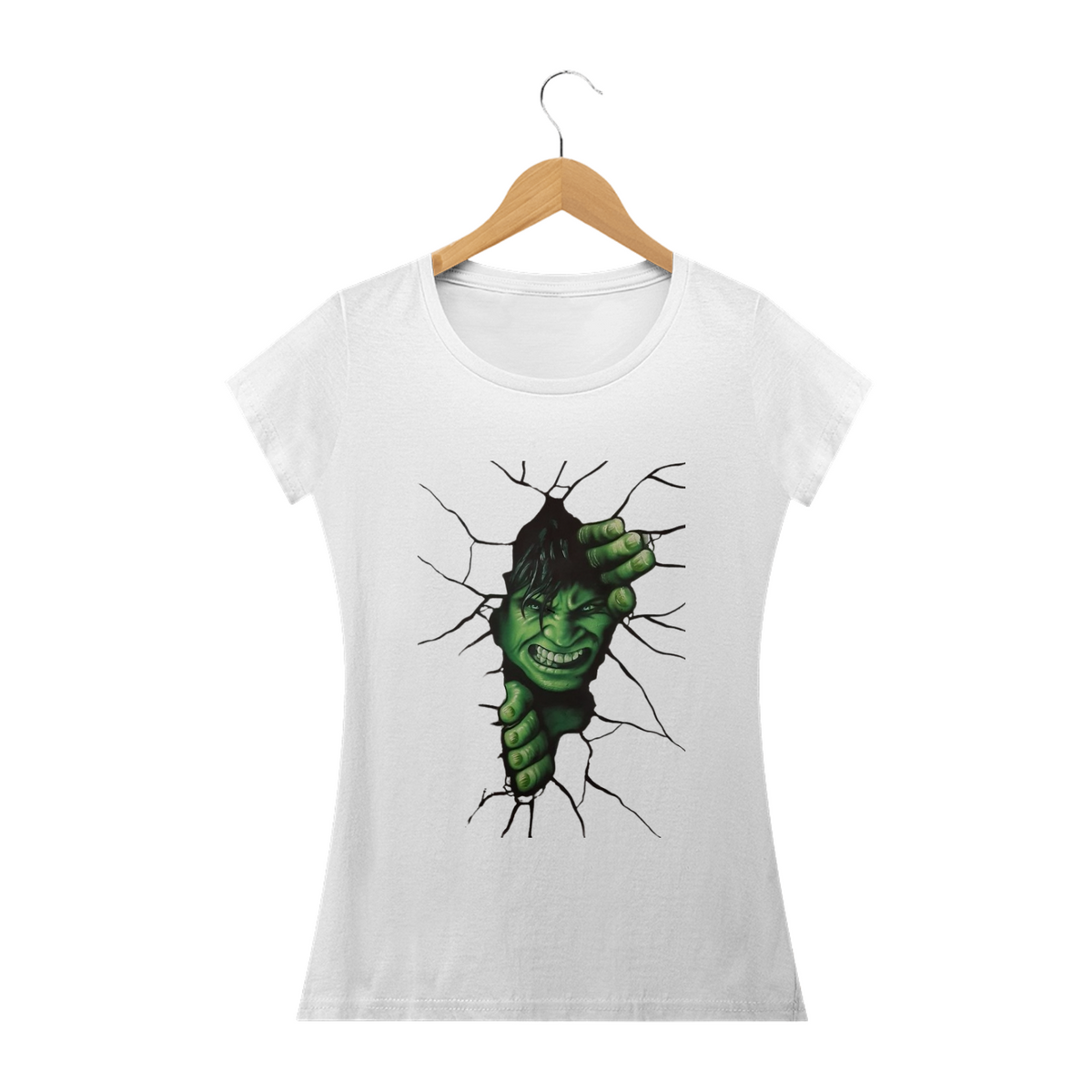 Nome do produto: Camiseta Feminina Vingadores - Hulk