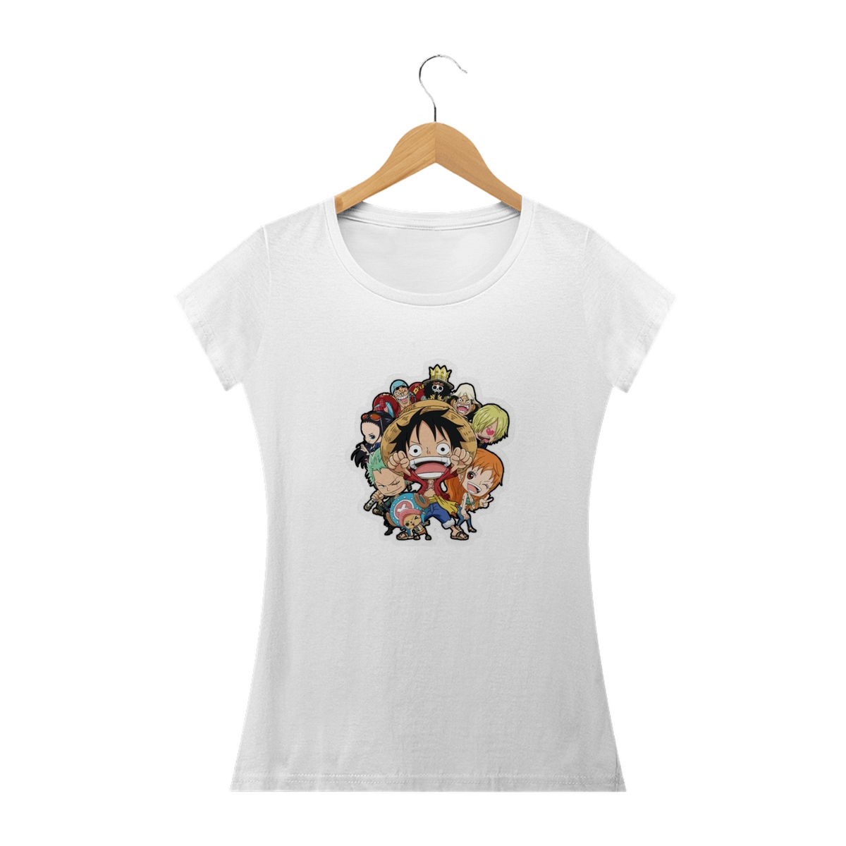 Nome do produto: Camiseta Feminina One Piece - Tripulação2