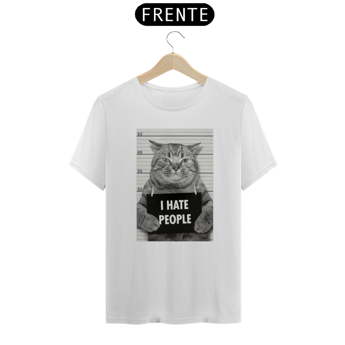Nome do produto: Camiseta Classica Cats - I Hate People