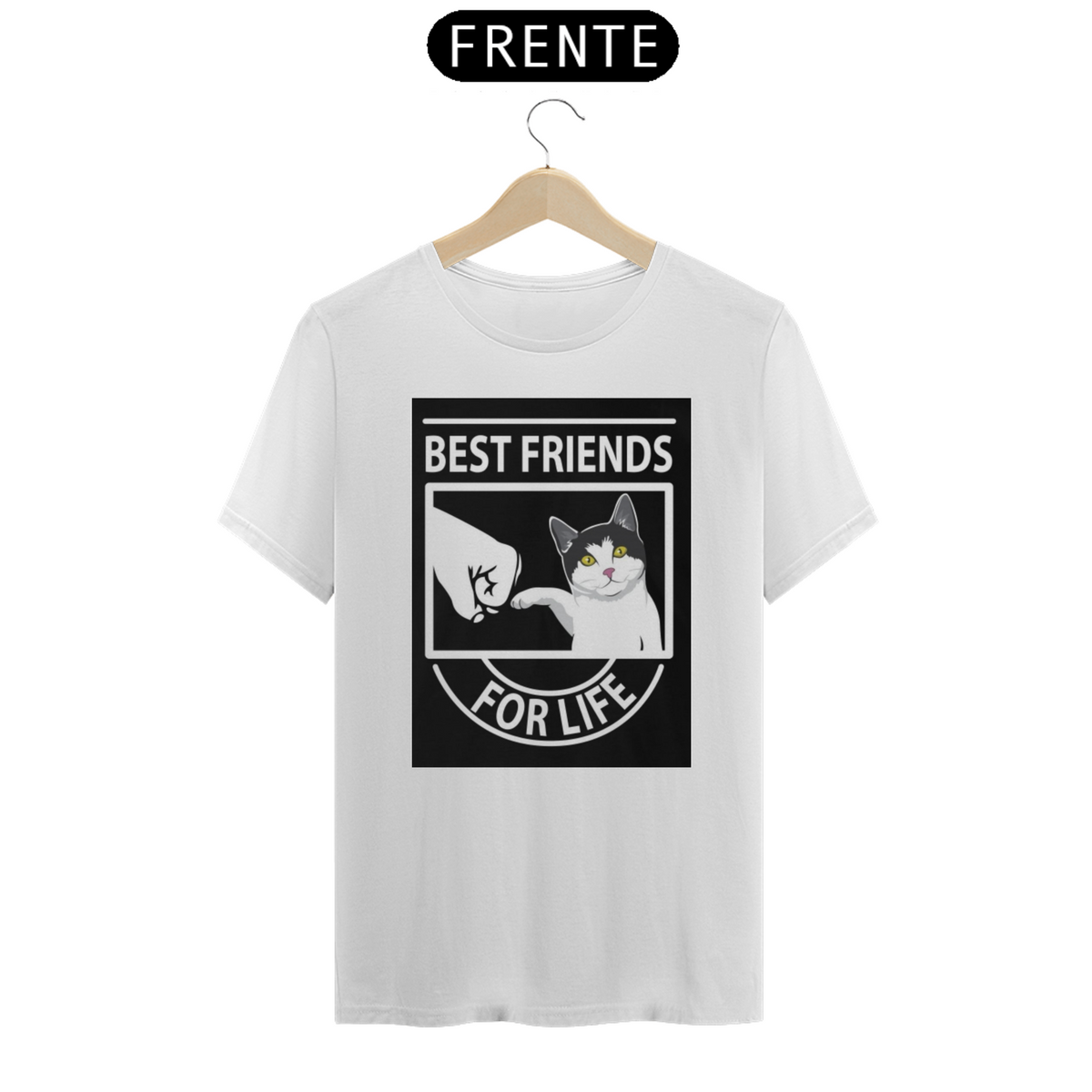 Nome do produto: Camiseta Classica Cats - Best Friends