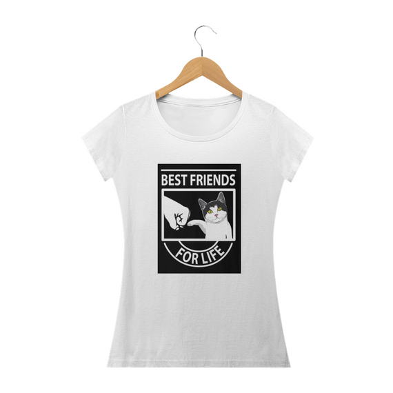 Camiseta Feminina Cats - Best Friends