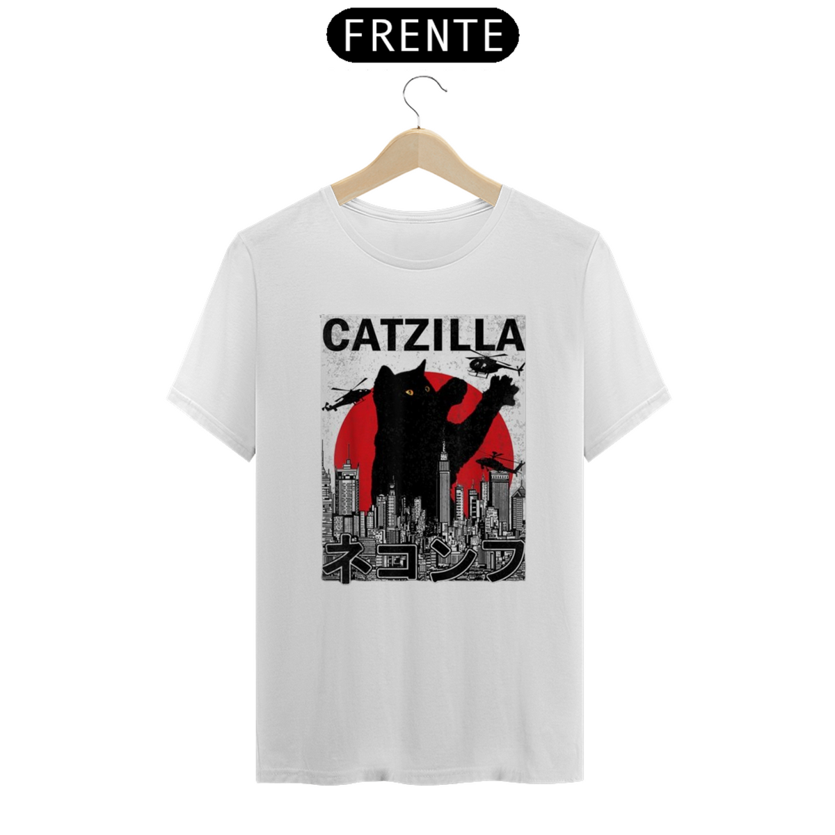 Nome do produto: Camiseta Classica Cats - Catzilla