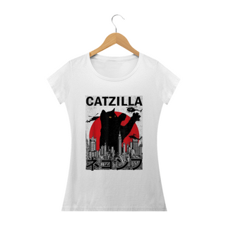 Camiseta Feminina Cats - Catzilla