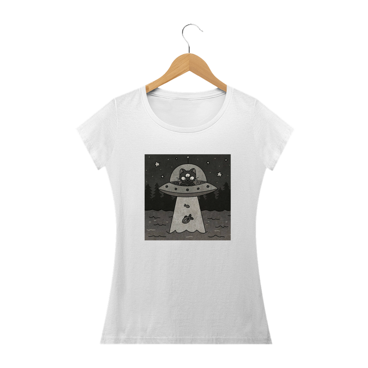 Nome do produto: Camiseta Feminina Cats - Alienigena