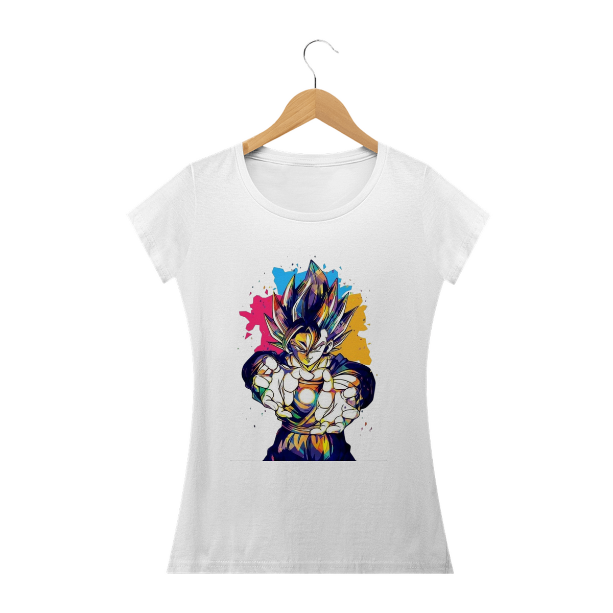 Nome do produto: Camiseta Feminina Dragon Ball - Goku2