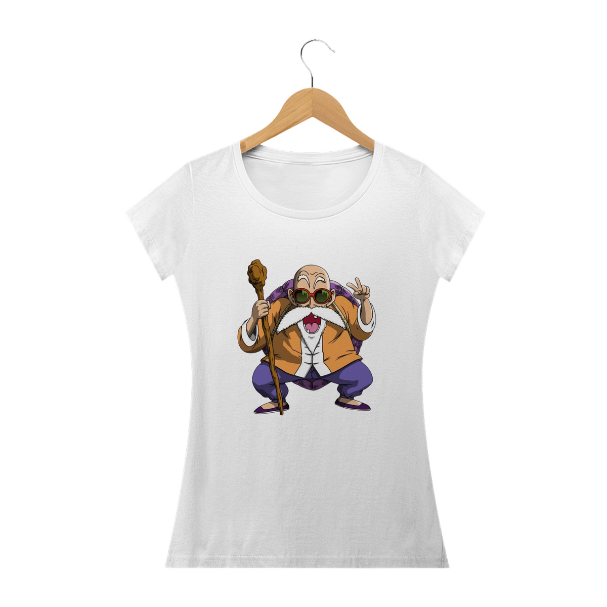 Nome do produto: Camiseta Feminina Dragon Ball - Fullet Tortuga