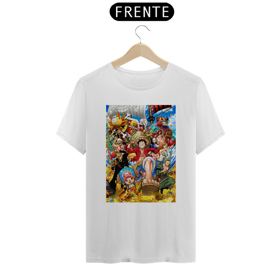 Camiseta Classica One Piece - Personagens