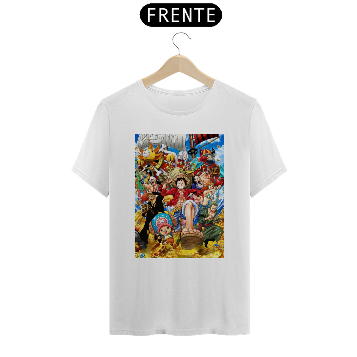 Nome do produto: Camiseta Classica One Piece - Personagens