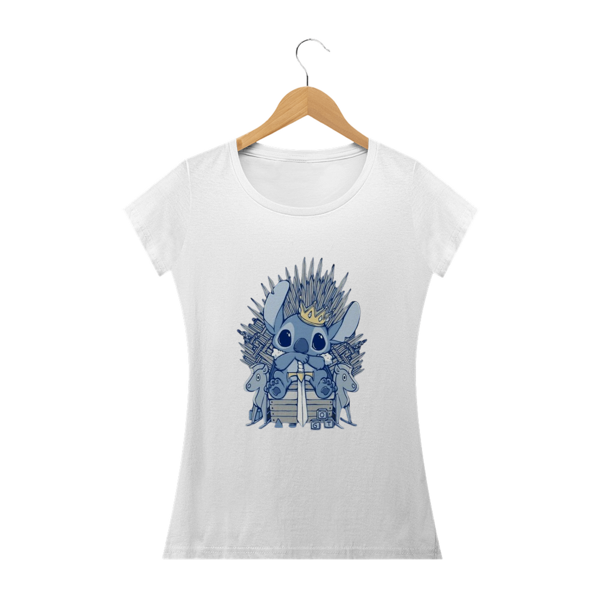 Nome do produto: Camiseta Feminina Stitch - Game Of Thrones