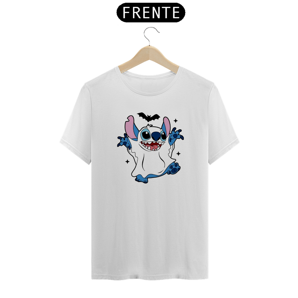 Nome do produto: Camiseta Classica Stitch - Fantasma