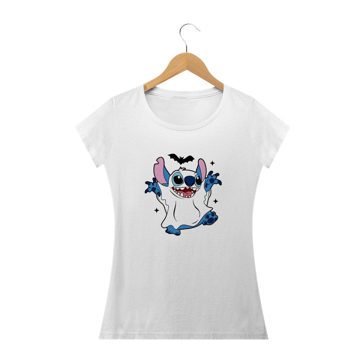 Nome do produto: Camiseta Classica Stitch - Fantasma