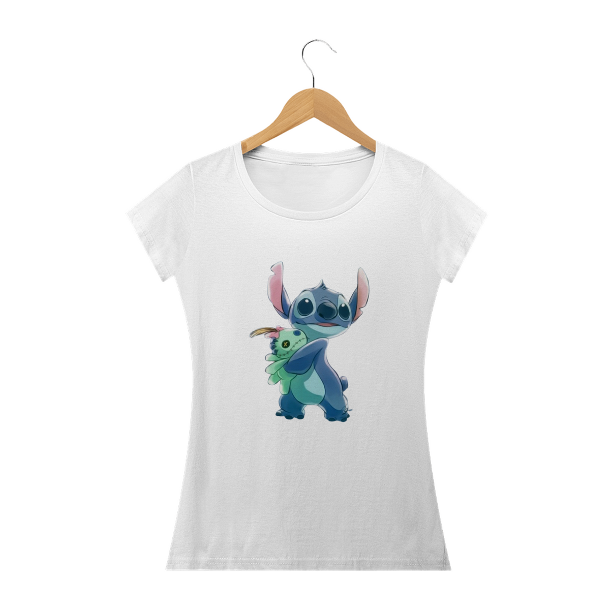 Nome do produto: Camiseta Feminina Stitch - Boneca