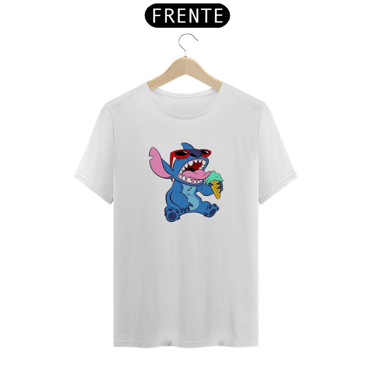 Nome do produto: Camiseta Classica Stitch - Sorvete