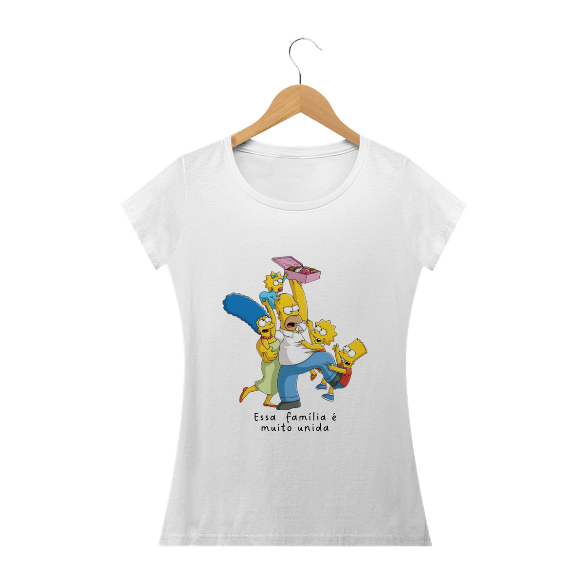 Nome do produto: Camiseta Feminina Os Simpsons - Familia2